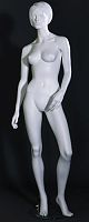 Манекен женский скульптурный, белый, ростовой 1810х870х610х900 мм