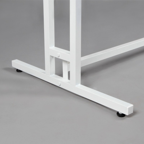 Вешало (стойка) с полкой цвета дуб сонома для магазина, 1250х600х1350 мм фото 3