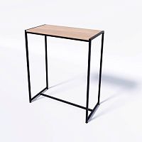 Стол демонстрационный TEVOLO для магазина, черный/дуб сонома, 1050х890х450 мм
