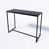 Стол демонстрационный TEVOLO для магазина, черный/черный, 900х1190х450 мм