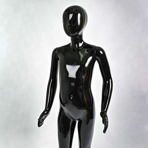 Манекен детский абстрактный, для магазина, черный глянец, 1400х660х560х660 мм фото 2