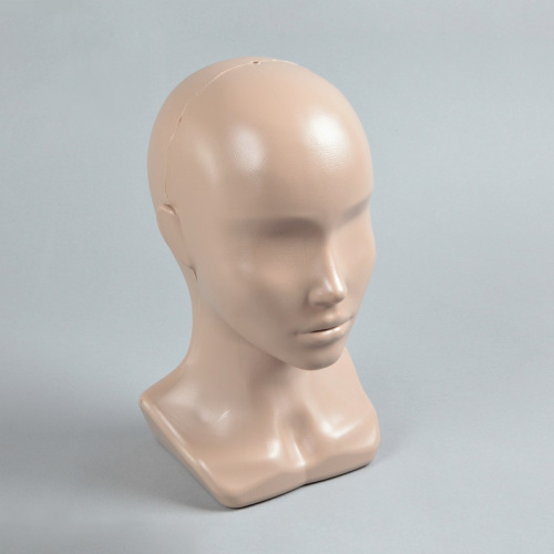 Манекен головы женский, цвет телесный 310х530 мм