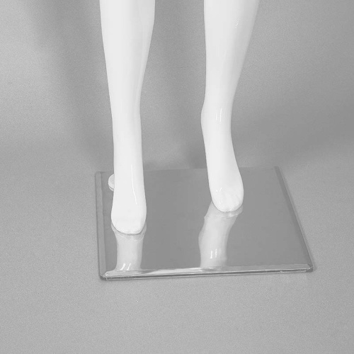 Манекен женский в полный рост для магазина, белый глянец, 1830х890х650х880 мм фото 5