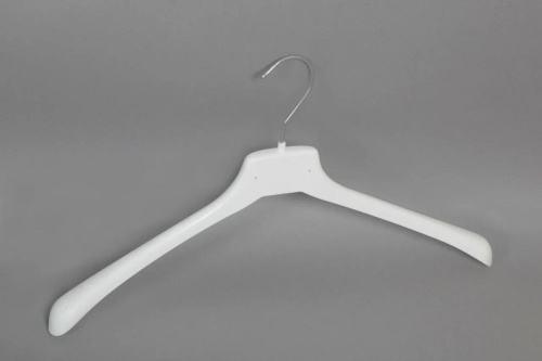 Плечики пластиковые для одежды, белые, 440х20 мм