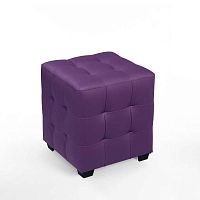 Банкетка (пуфик) для магазина, цвет фиолетовый, 405х420х420 мм