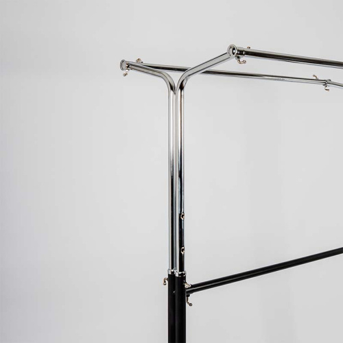 Вешало напольное регулируемое двустороннее, 1162-1780х500х1050-1780 мм фото 6