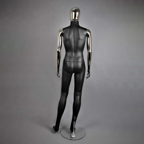 Манекен мужской без лица, ростовой, 1850х970х760х900 мм фото 3