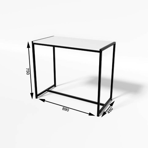 Стол демонстрационный TEVOLO для магазина, черный/белый, 750х890х450 мм фото 4 Стол демонстрационный TEVOLO для магазина, черный/белый, 750х890х450 мм фото 4