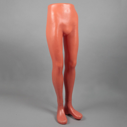 Манекен ноги мужские пластиковые, телесный 1100х900 мм