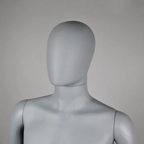 Манекен мужской без лица, ростовой, 1850х970х760х900 мм фото 2