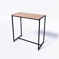 Стол демонстрационный TEVOLO для магазина, черный/дуб сонома, 900х890х450 мм