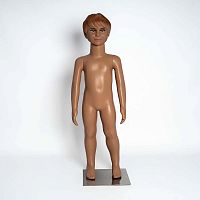 Манекен детский ростовой для одежды с имитацией волос, 900х490х440х510 мм