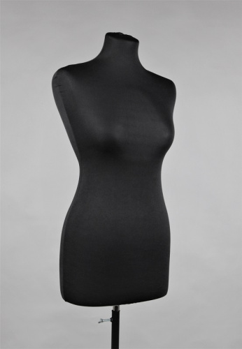 Манекен портновский регулируемый женский, черный 1640-1800х860х620х900 мм фото 2