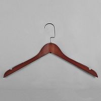 Вешалка для одежды деревянная красное дерево L440 мм