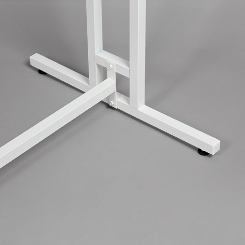 Вешало (стойка) с полкой цвета дуб сонома для магазина, 1250х600х1350 мм фото 2